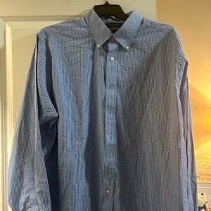 Daniel Cremieux Blue Striped Dress Shirt